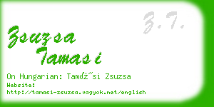 zsuzsa tamasi business card